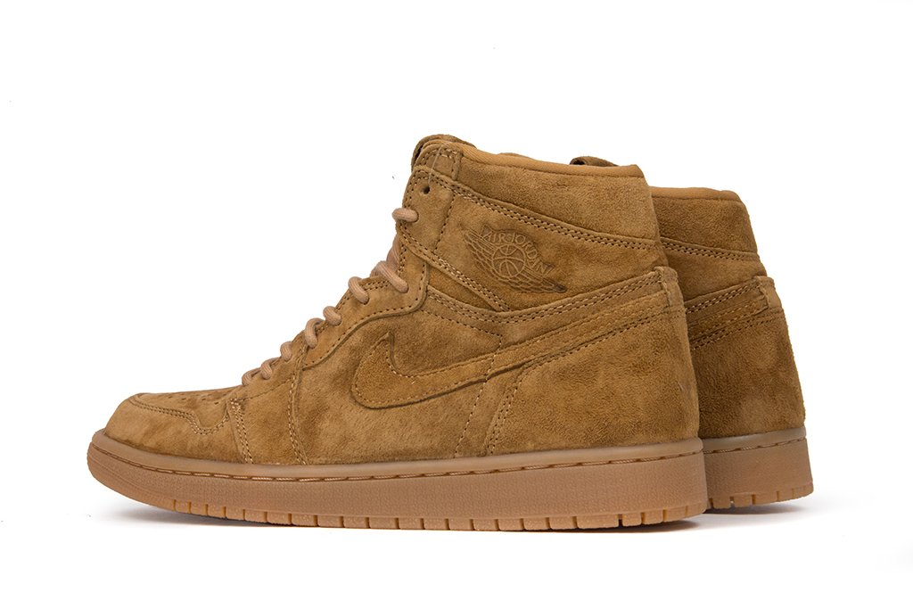 Air Jordan 1 Retro High OG 'Wheat' - Golden Harvest/Elemental Gold