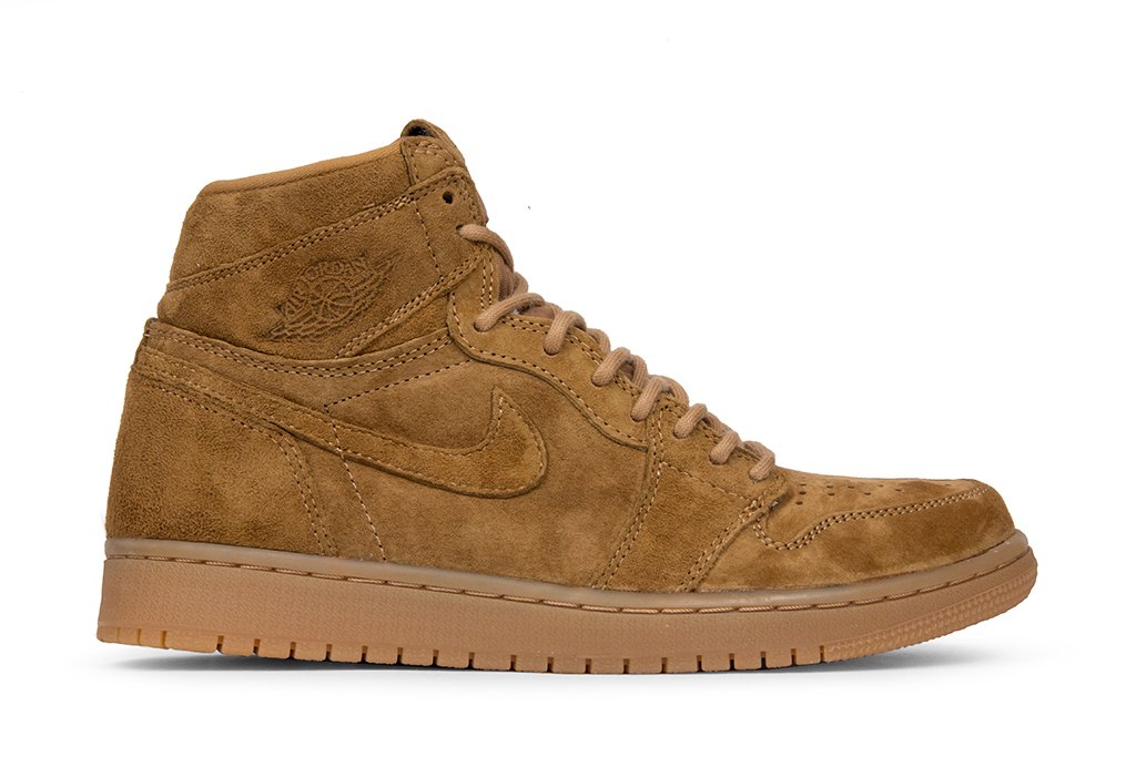 Air Jordan 1 Retro High OG 'Wheat' - Golden Harvest/Elemental Gold