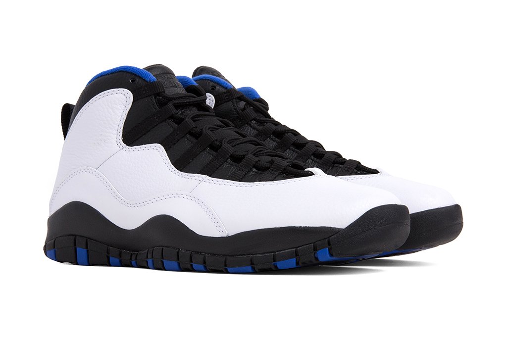 Air Jordan 10 Retro 'Orlando' - White/Black/Royal Blue