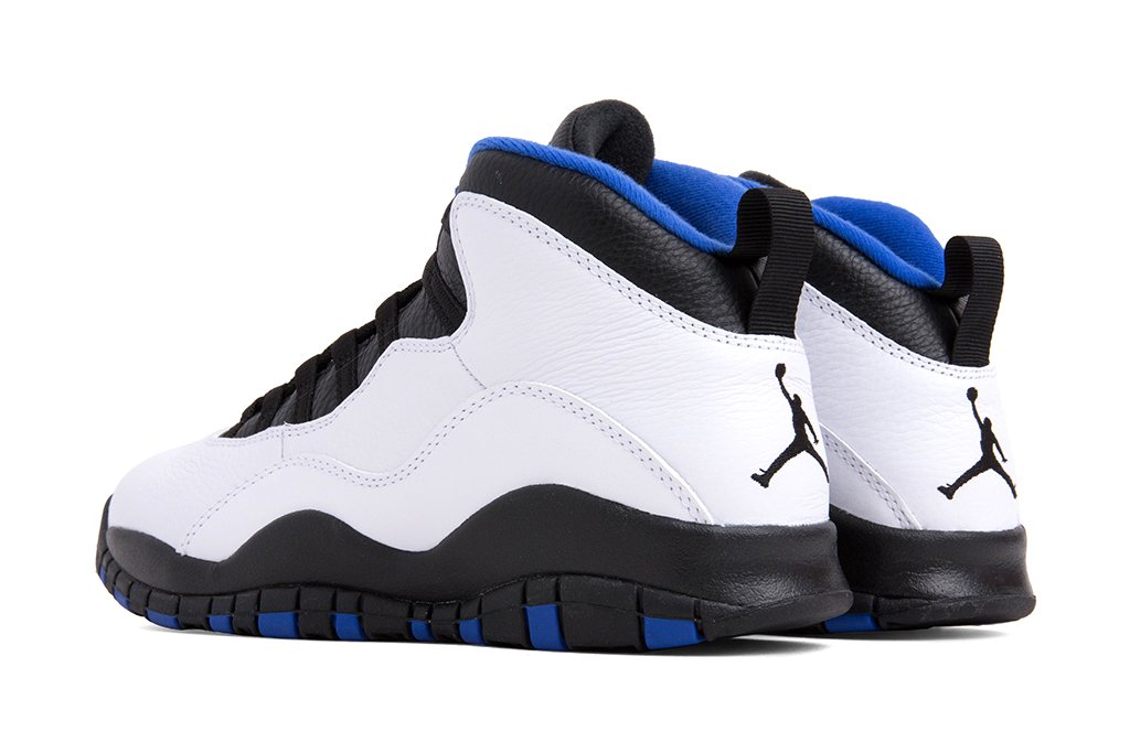 Air Jordan 10 Retro 'Orlando' - White/Black/Royal Blue