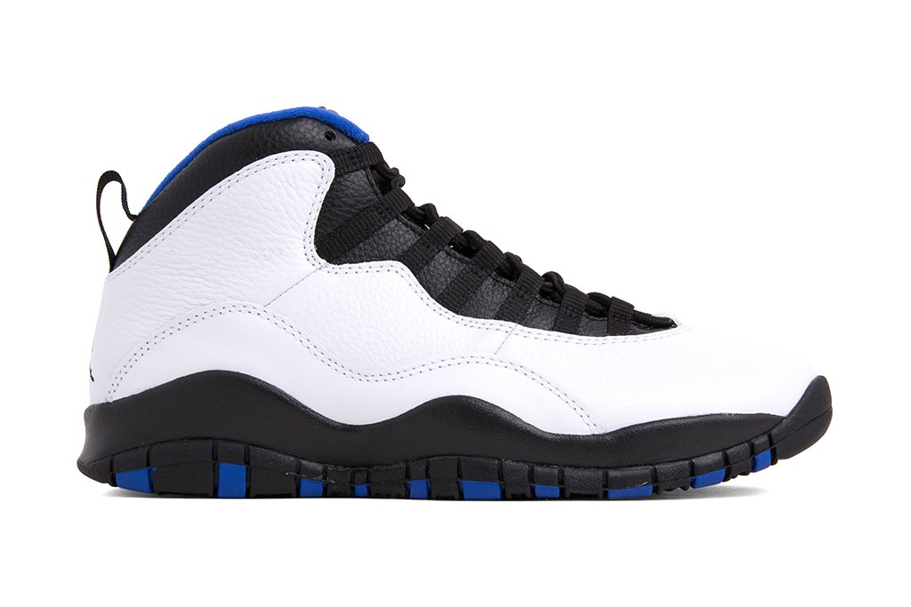 Air Jordan 10 Retro 'Orlando' - White/Black/Royal Blue