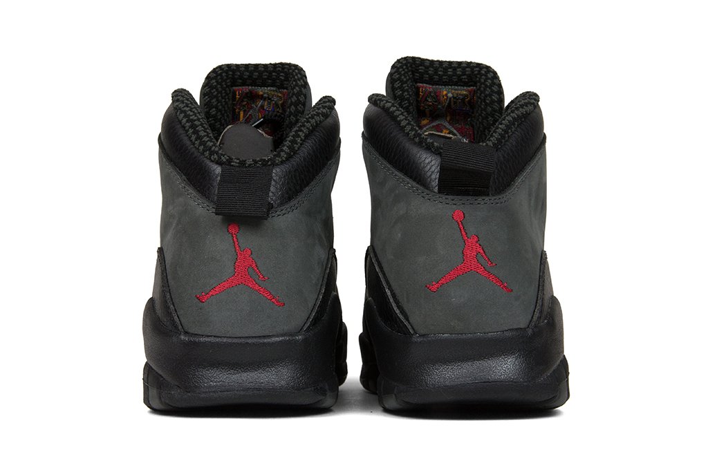 Air Jordan 10 Retro Youth - Dark Shadow/True Red-Black