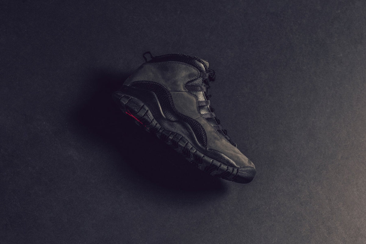 Air Jordan 10 Retro Youth - Dark Shadow/True Red-Black