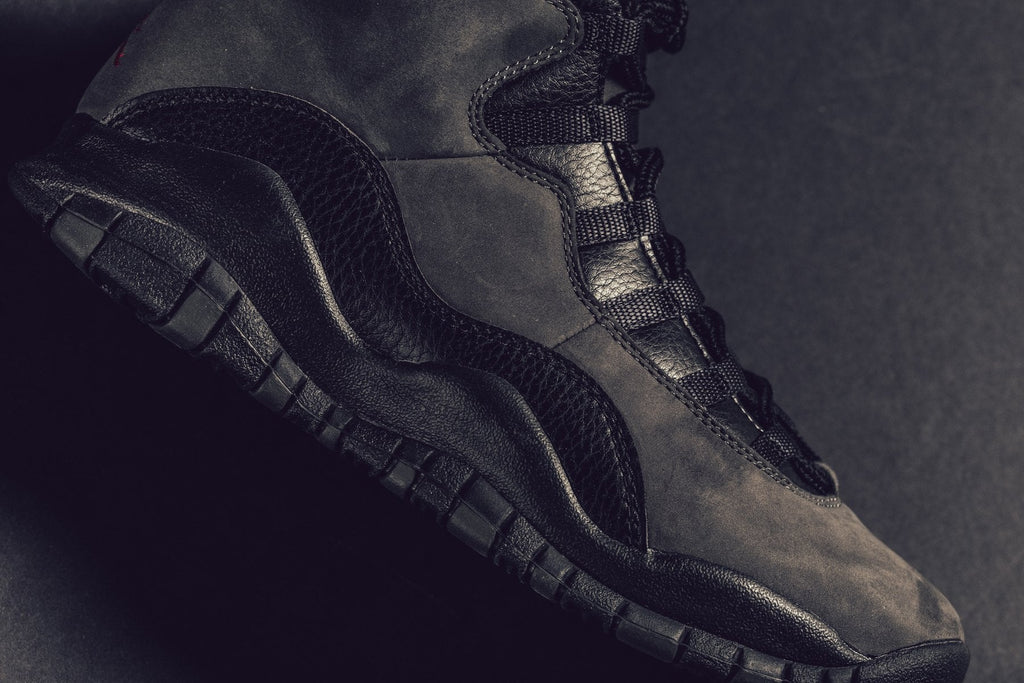 Air Jordan 10 Retro Youth - Dark Shadow/True Red-Black