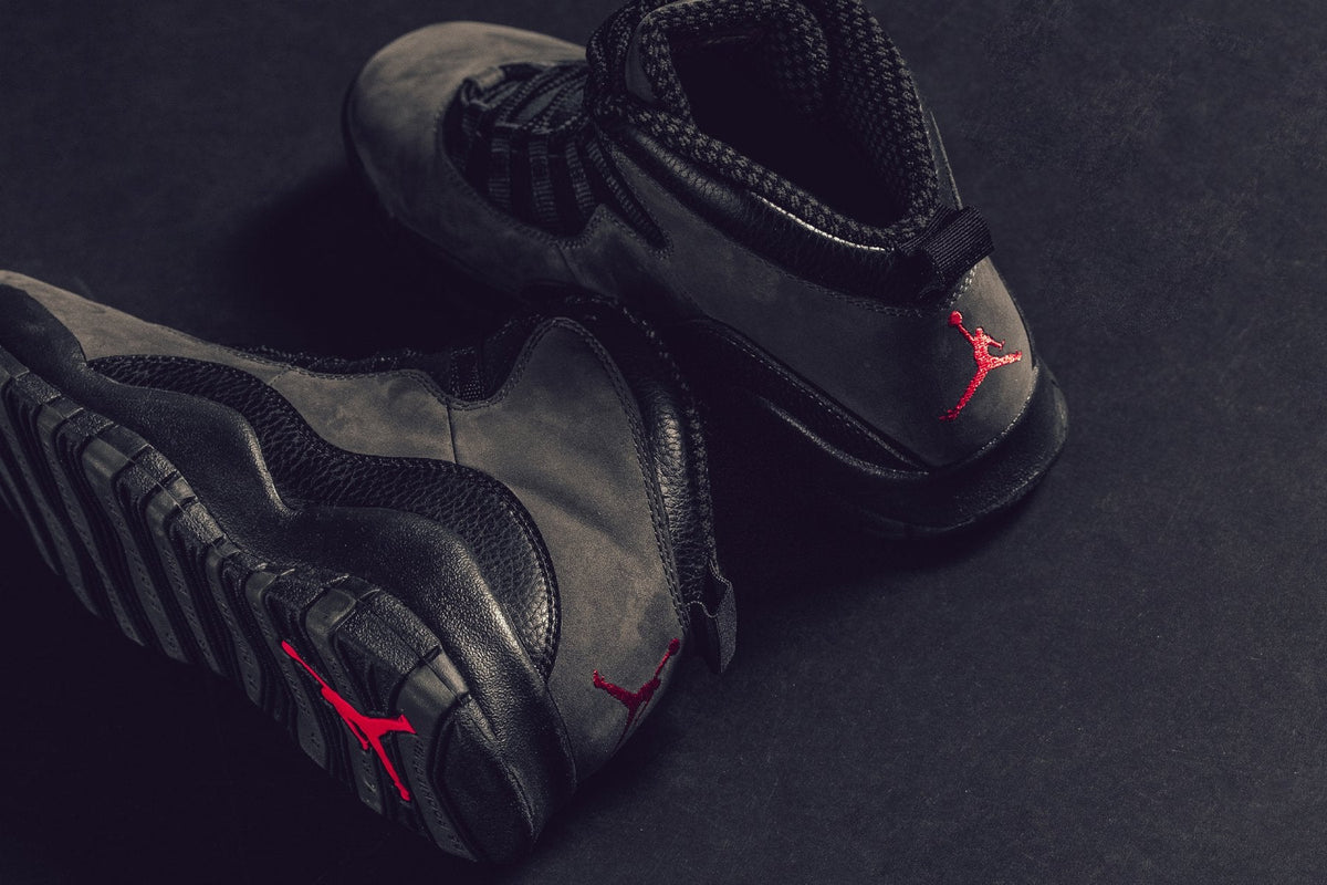 Air Jordan 10 Retro Youth - Dark Shadow/True Red-Black