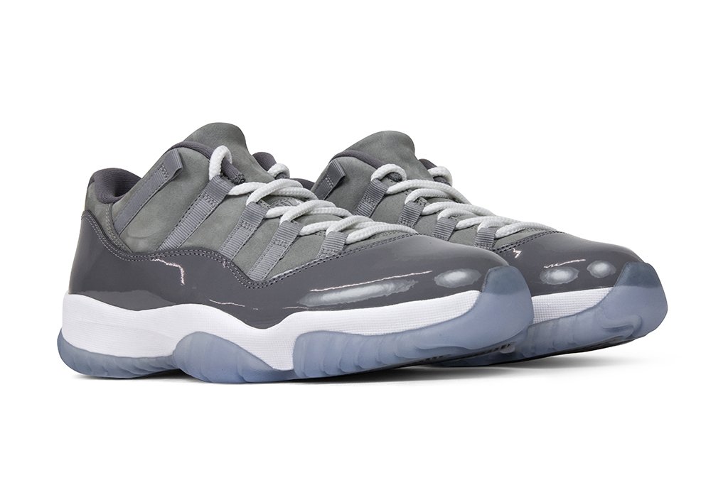 Air Jordan 11 Retro Low 'Cool Grey' - Medium Grey/White-Gun Smoke