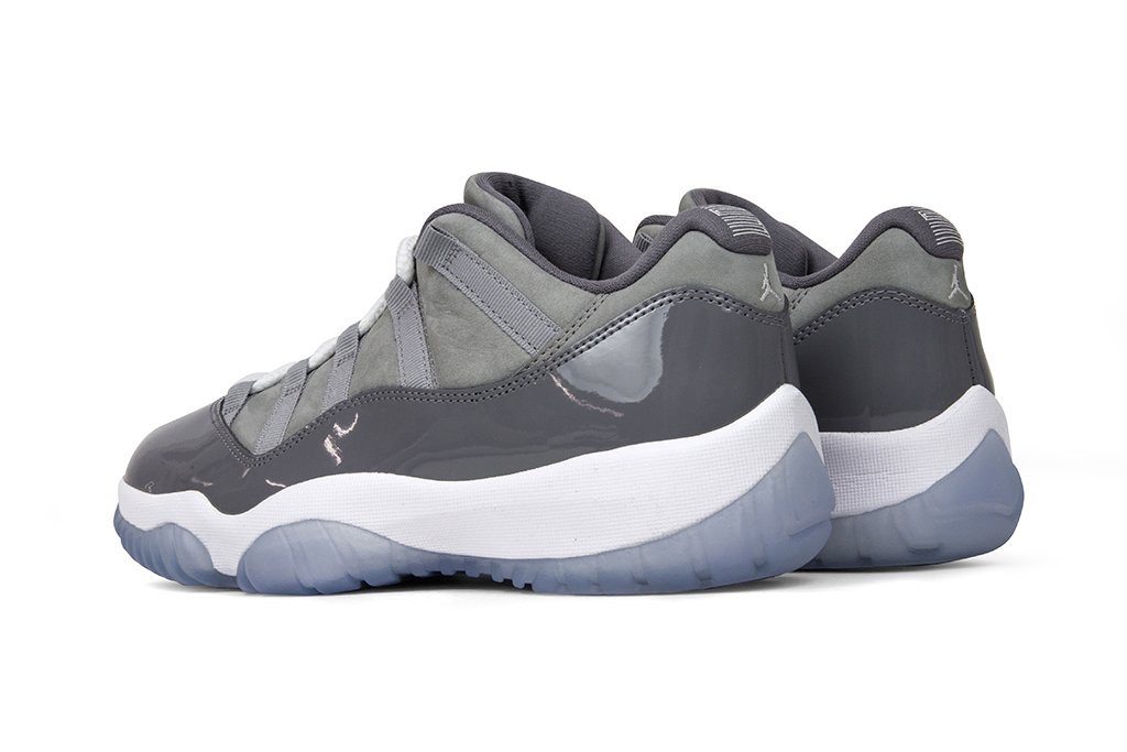 Air Jordan 11 Retro Low 'Cool Grey' - Medium Grey/White-Gun Smoke