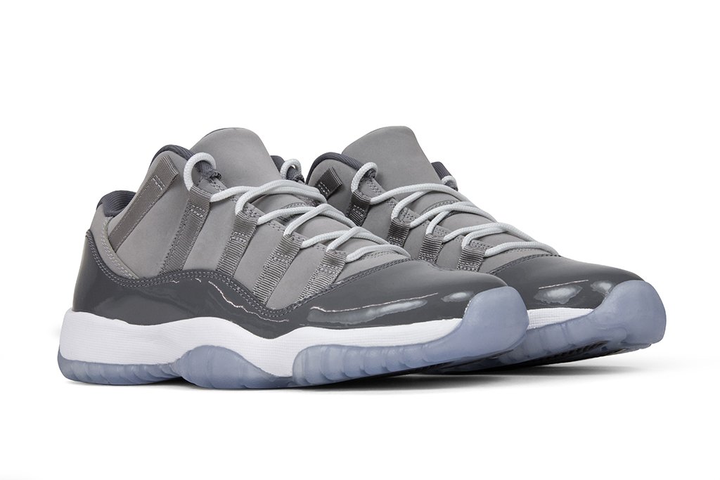 Air Jordan 11 Retro Low Youth 'Cool Grey' - Medium Grey/White-Gun Smoke