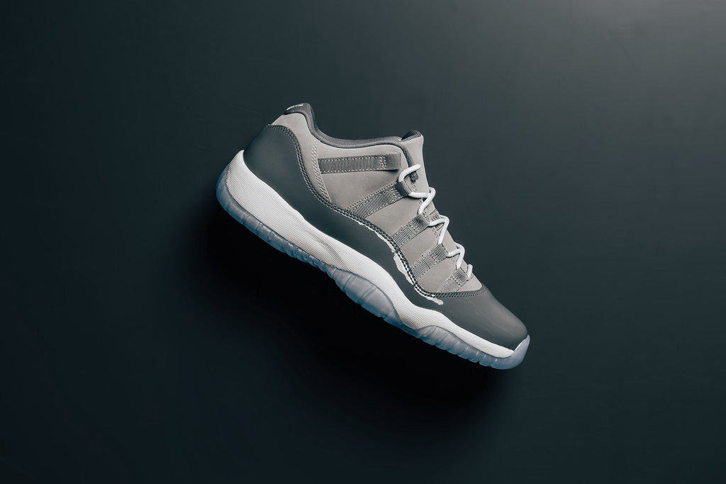 Air Jordan 11 Retro Low Youth 'Cool Grey' - Medium Grey/White-Gun Smoke