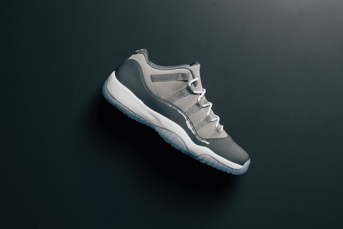 Air Jordan 11 Retro Low Youth 'Cool Grey' - Medium Grey/White-Gun Smoke