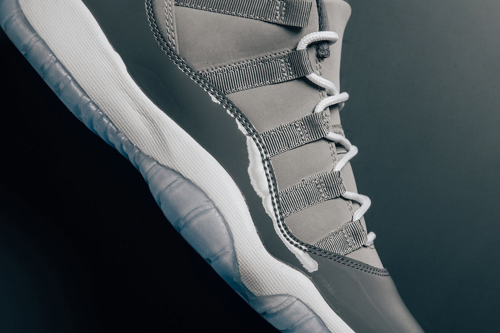 Air Jordan 11 Retro Low Youth 'Cool Grey' - Medium Grey/White-Gun Smoke