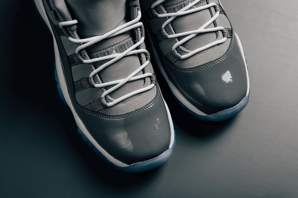 Air Jordan 11 Retro Low Youth 'Cool Grey' - Medium Grey/White-Gun Smoke