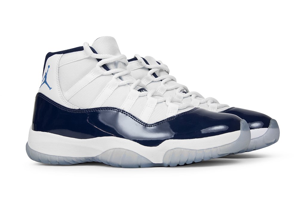Air Jordan 11 Retro 'Win Like ’82' - White/University Blue-Midnight Navy
