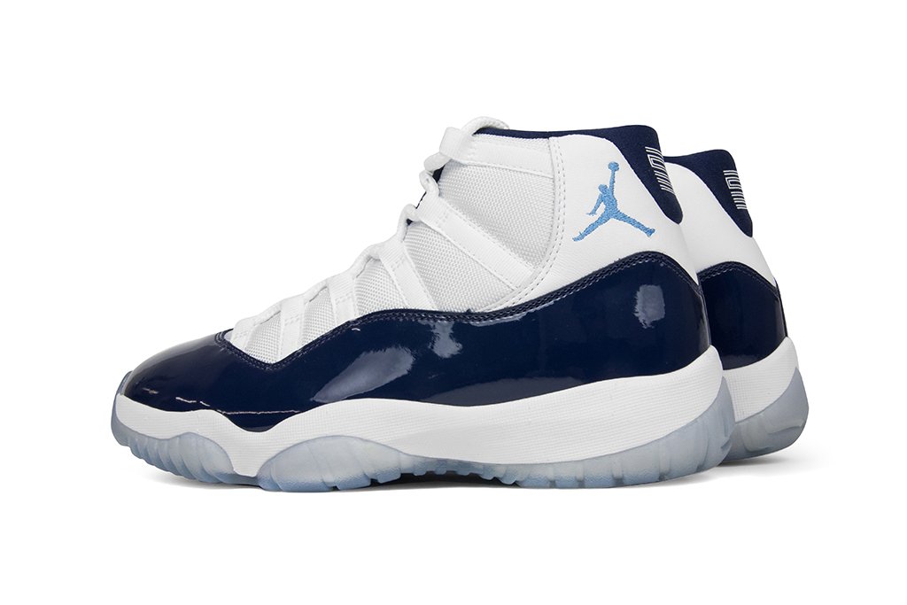 Air Jordan 11 Retro 'Win Like ’82' - White/University Blue-Midnight Navy