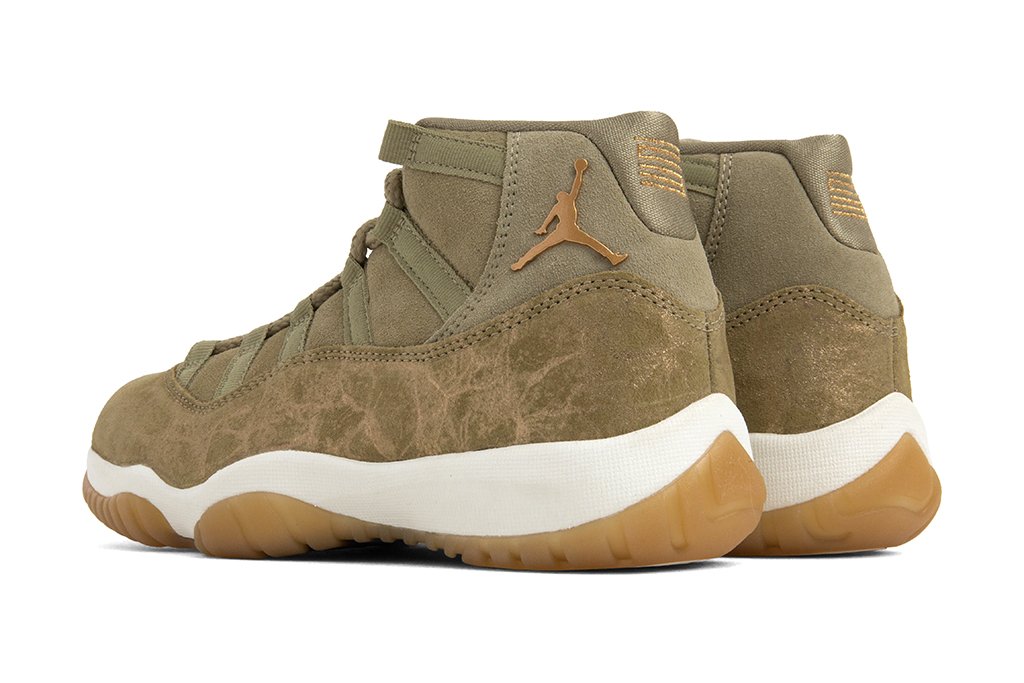 Women's Air 11 Retro - Neutral Olive/Metallic Stout