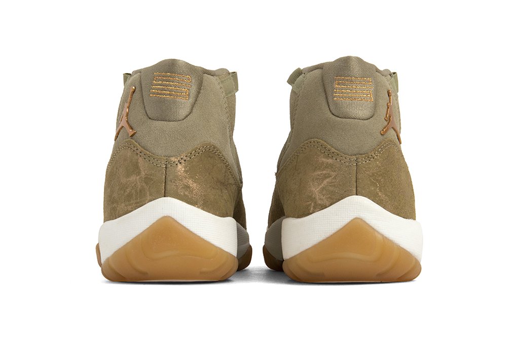Women's Air 11 Retro - Neutral Olive/Metallic Stout
