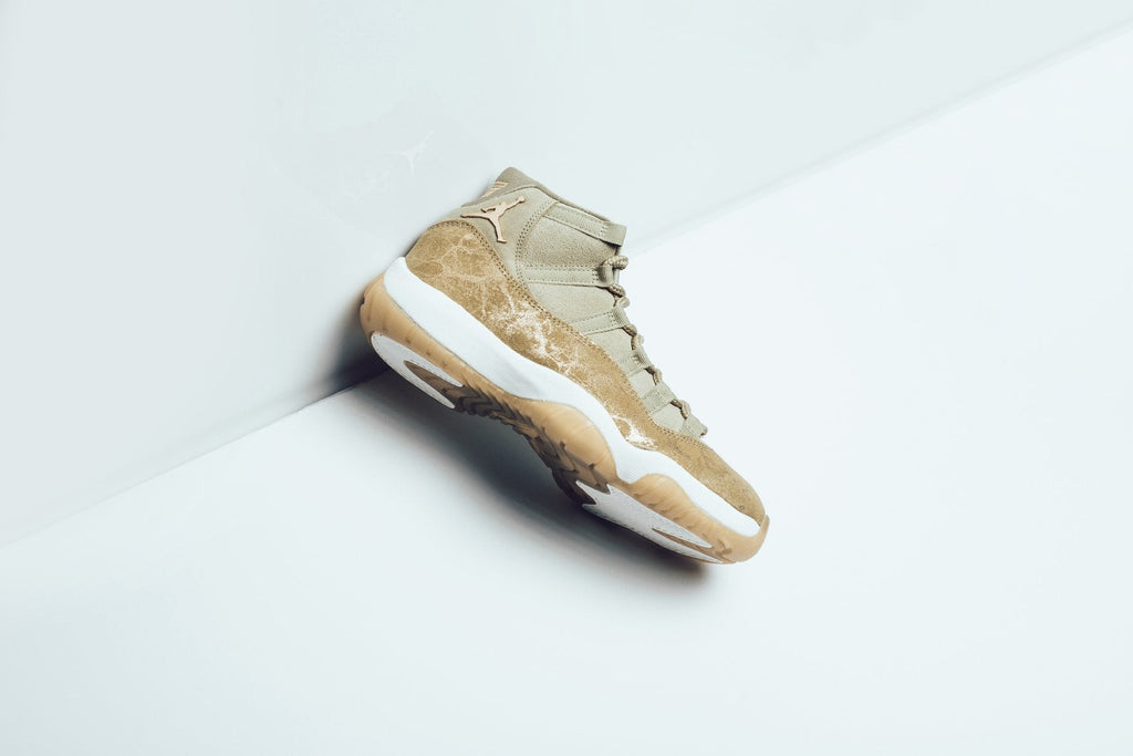 Women's Air 11 Retro - Neutral Olive/Metallic Stout