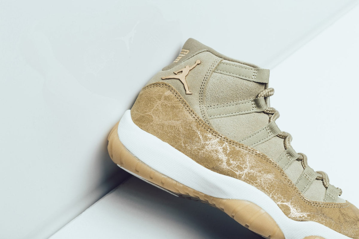 Women's Air 11 Retro - Neutral Olive/Metallic Stout