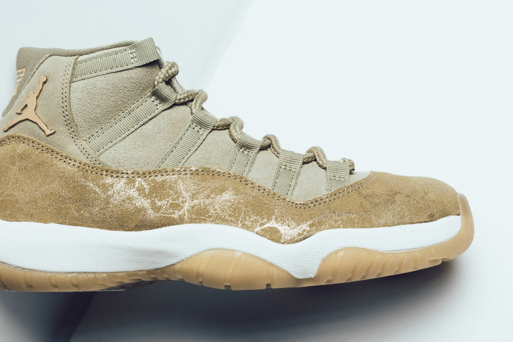 Women's Air 11 Retro - Neutral Olive/Metallic Stout