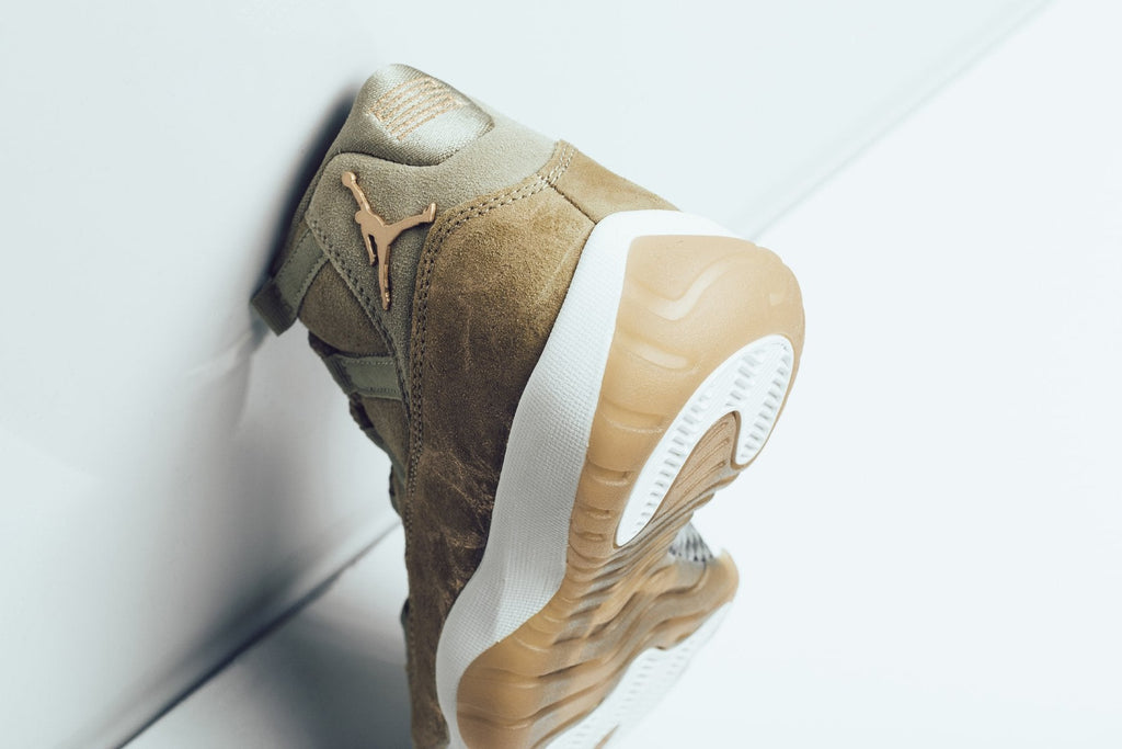 Women's Air 11 Retro - Neutral Olive/Metallic Stout