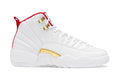 Air Jordan 12 Retro (GS) "FIBA" - White/University Red/Metallic Gold