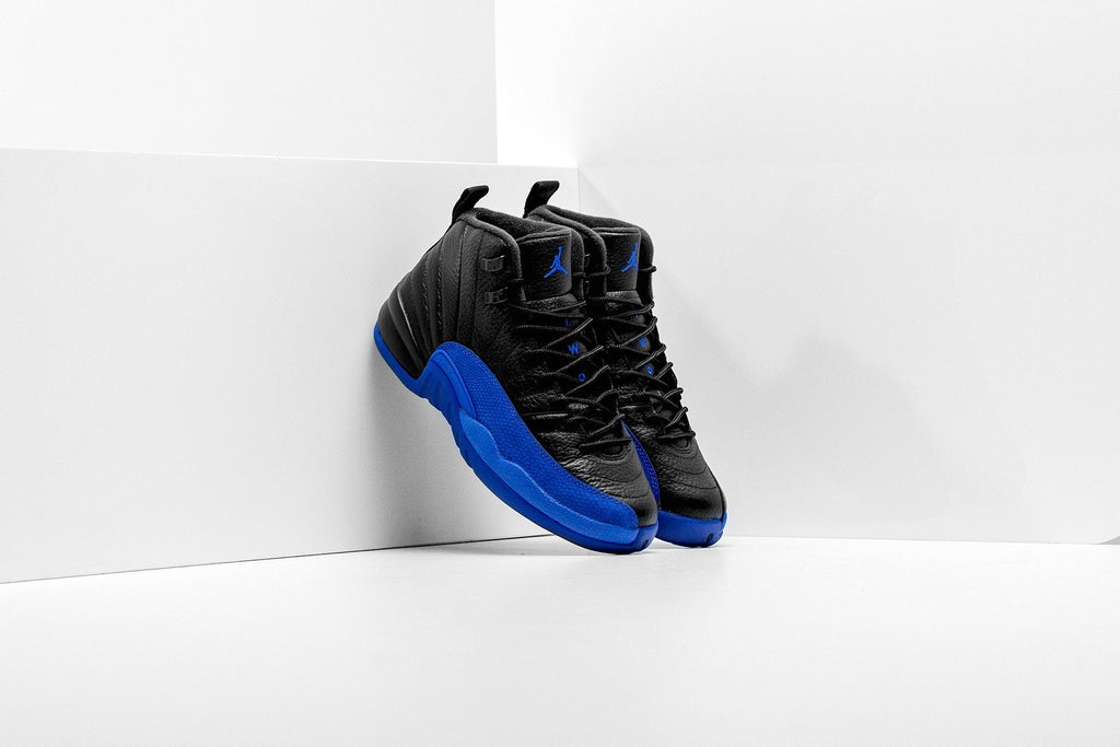 Air Jordan 12 Retro (GS) - Black/Game Royal/Black