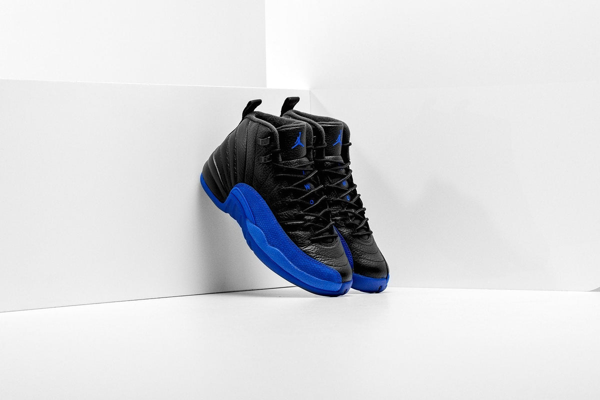 Air Jordan 12 Retro (GS) - Black/Game Royal/Black
