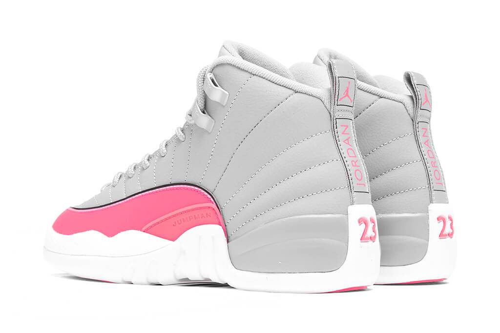 Air Jordan 12 Retro (GS) - Wolf Grey/Racer Pink/Black