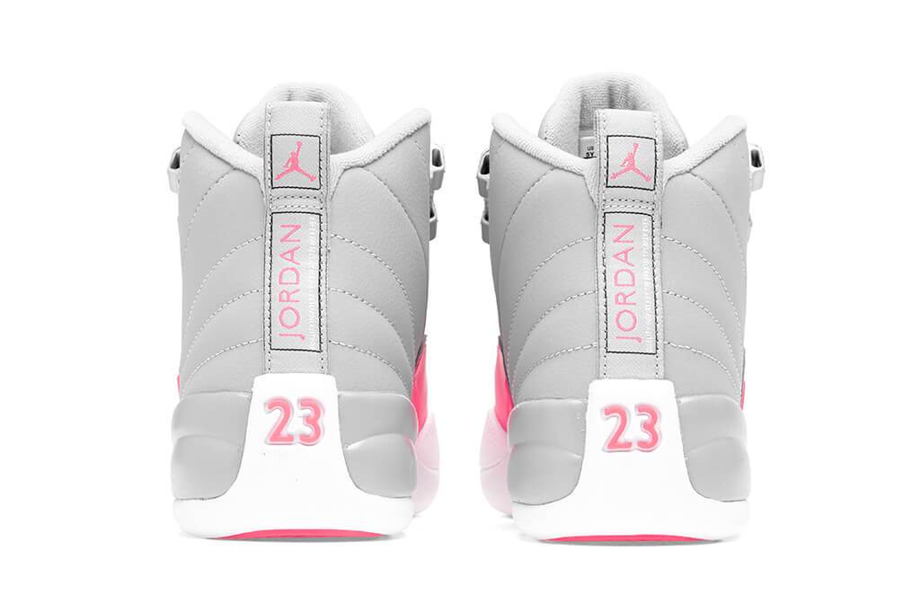 Air Jordan 12 Retro (GS) - Wolf Grey/Racer Pink/Black
