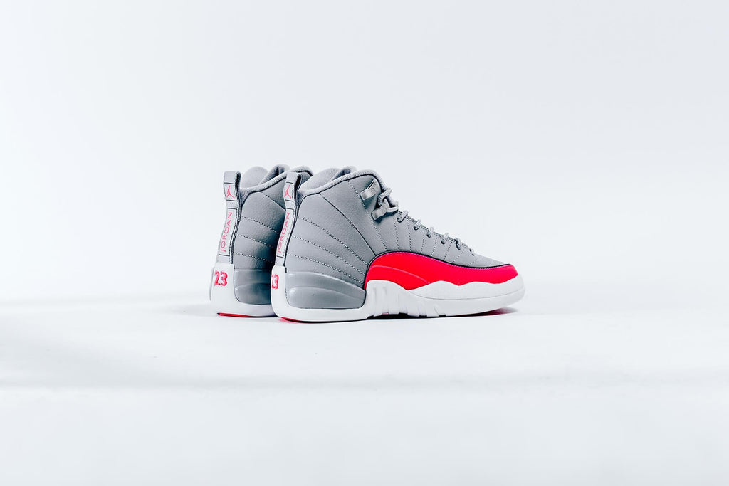 Air Jordan 12 Retro (GS) - Wolf Grey/Racer Pink/Black