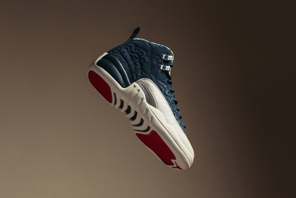Air 12 Retro Premium (GS) - College Navy/University Red/Sail