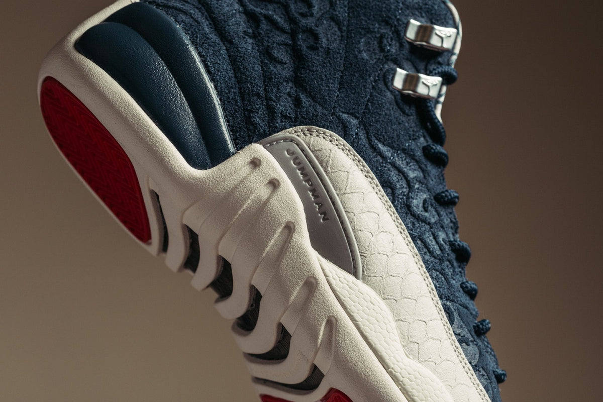 Air 12 Retro Premium (GS) - College Navy/University Red/Sail