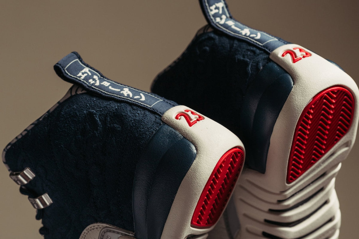 Air 12 Retro Premium (GS) - College Navy/University Red/Sail