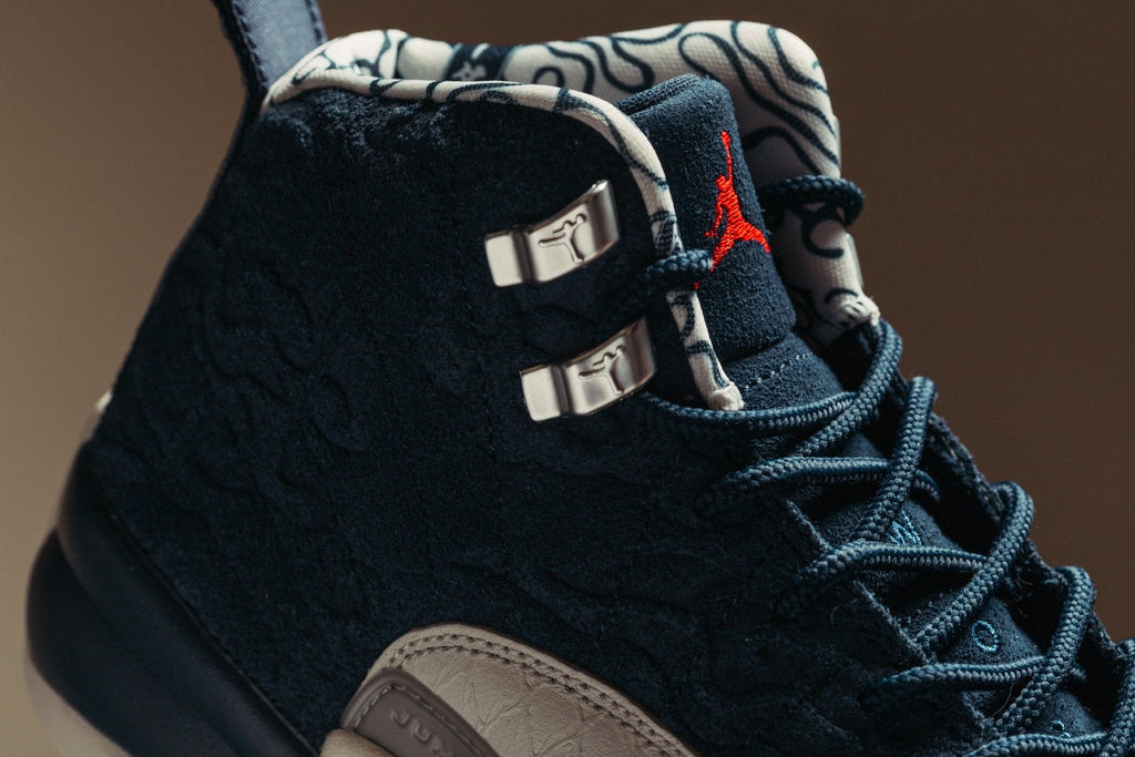 Air 12 Retro Premium (GS) - College Navy/University Red/Sail