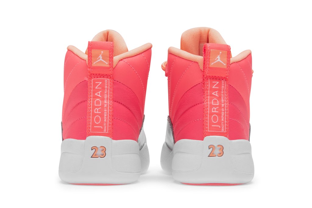 Air Jordan 12 Retro (PS) - Racer Pink/White/Hot Punch/Bright Mango