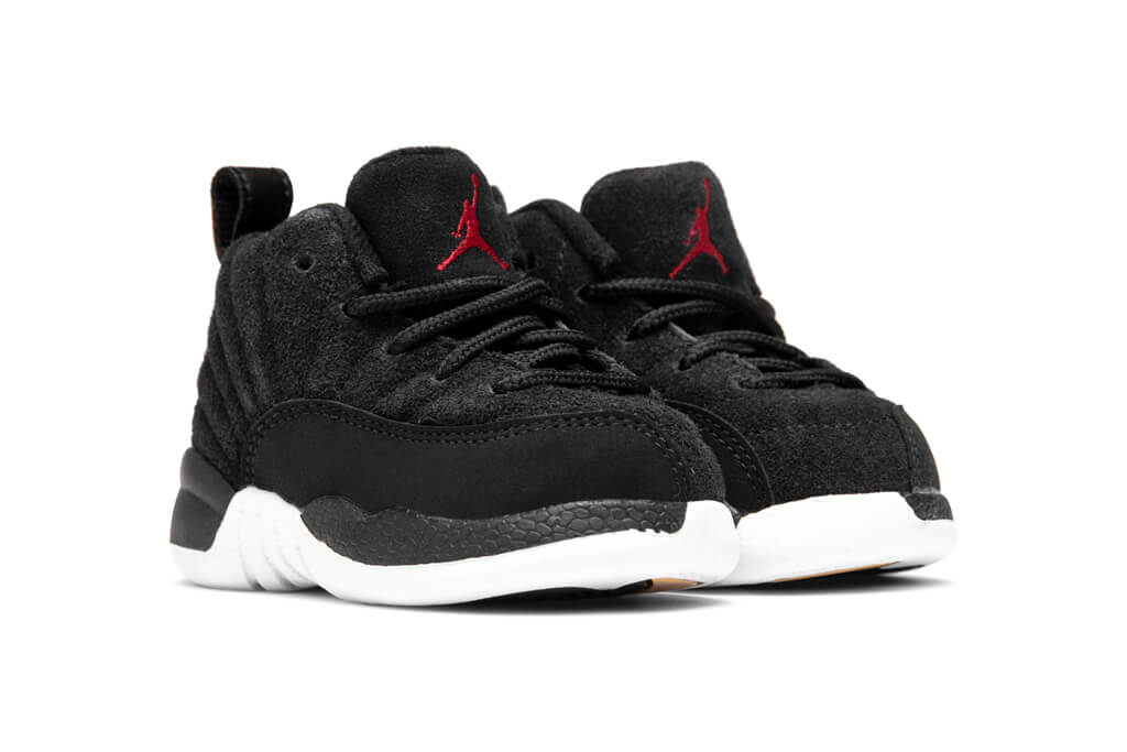 Air Jordan 12 Retro (TD) - Black/Taxi