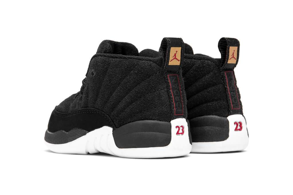 Air Jordan 12 Retro (TD) - Black/Taxi