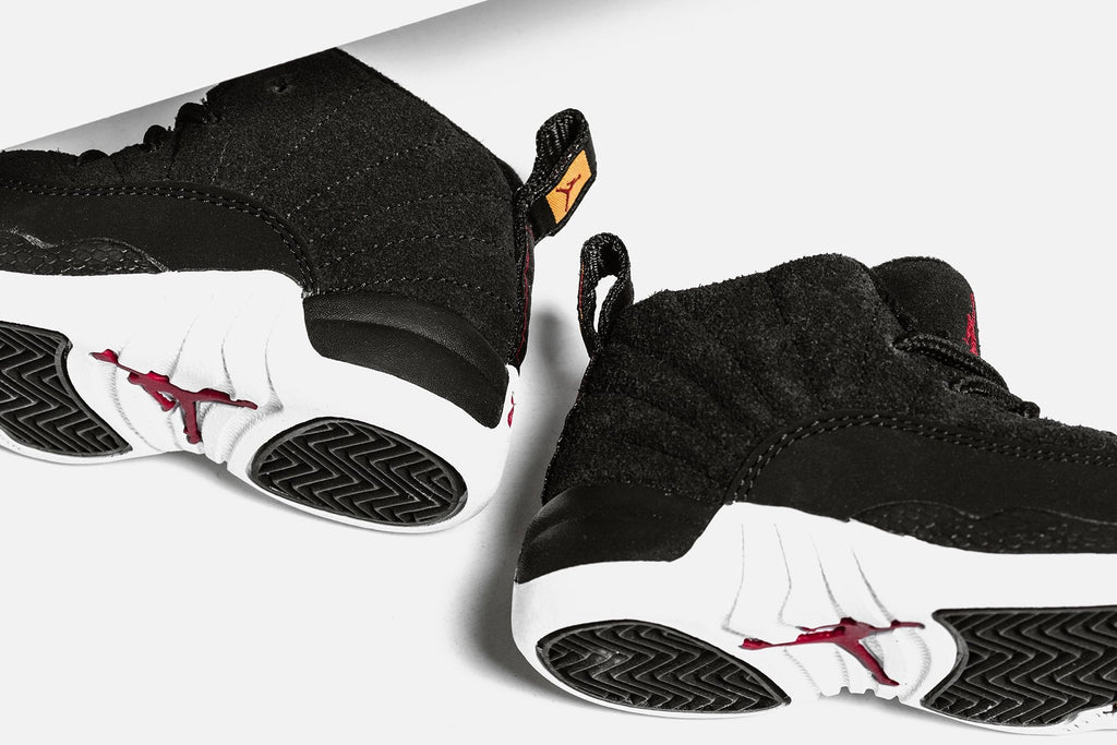 Air Jordan 12 Retro (TD) - Black/Taxi