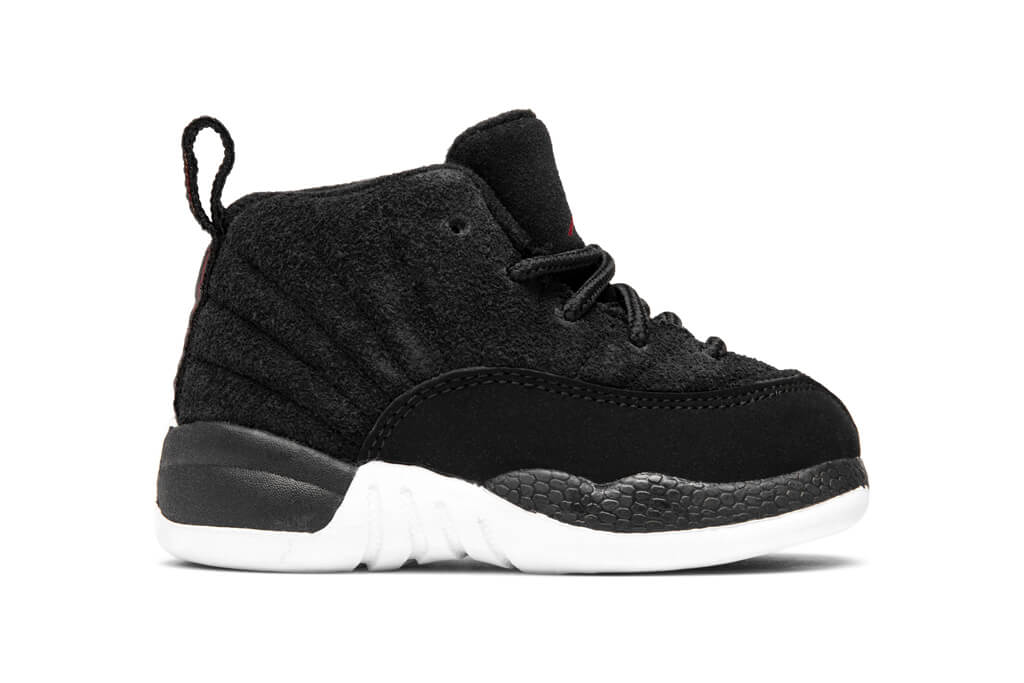 Air Jordan 12 Retro (TD) - Black/Taxi