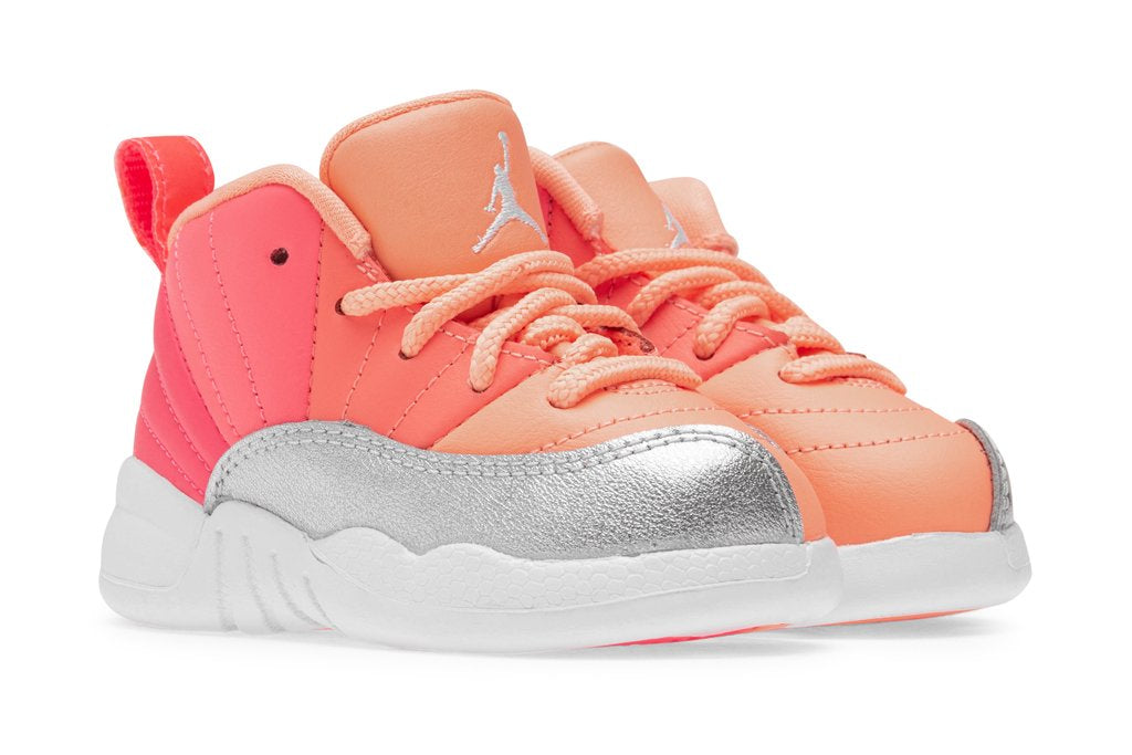 Air Jordan 12 Retro (TD) - Racer Pink/White/Hot Punch/Bright Mango