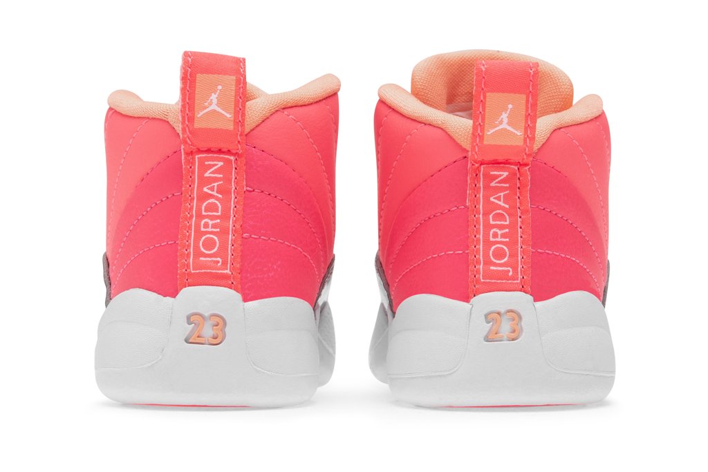 Air Jordan 12 Retro (TD) - Racer Pink/White/Hot Punch/Bright Mango