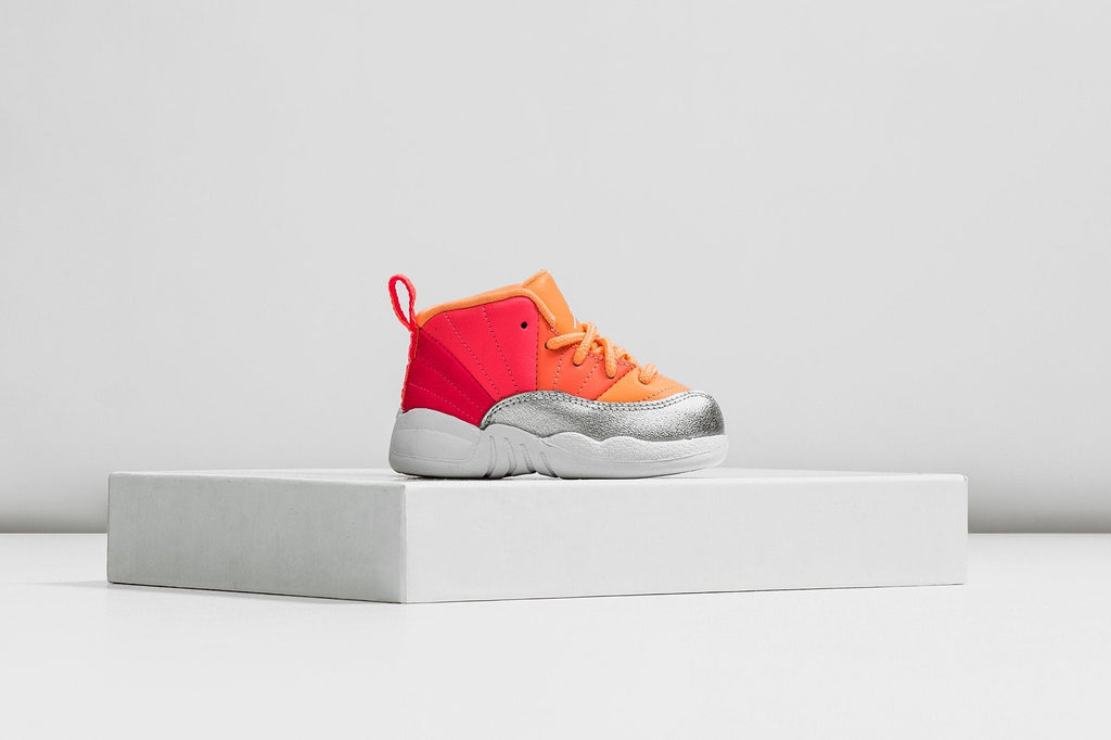 Air Jordan 12 Retro (TD) - Racer Pink/White/Hot Punch/Bright Mango