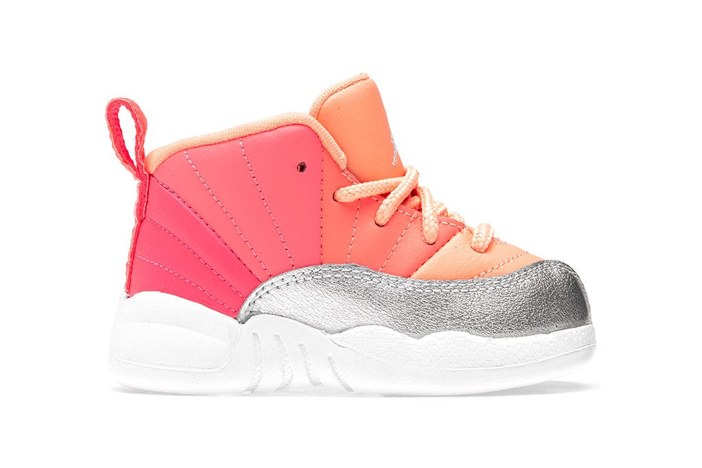 Air Jordan 12 Retro (TD) - Racer Pink/White/Hot Punch/Bright Mango