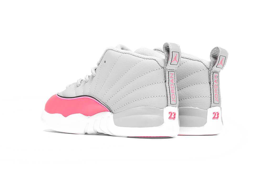 Air Jordan 12 Retro (TD) - Wolf Grey/Racer Pink/Black