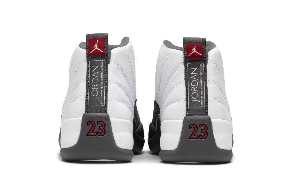 Air Jordan 12 Retro - White/Gym Red/Dark Grey