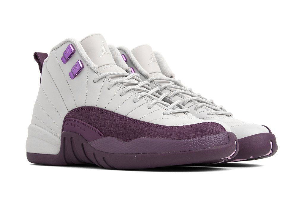 Air Jordan 12 Retro Youth - Desert Sand/Pro Purple