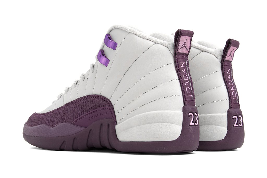 Air Jordan 12 Retro Youth - Desert Sand/Pro Purple