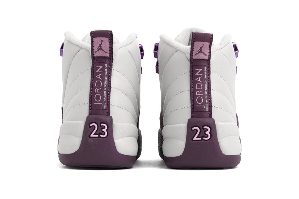 Air Jordan 12 Retro Youth - Desert Sand/Pro Purple