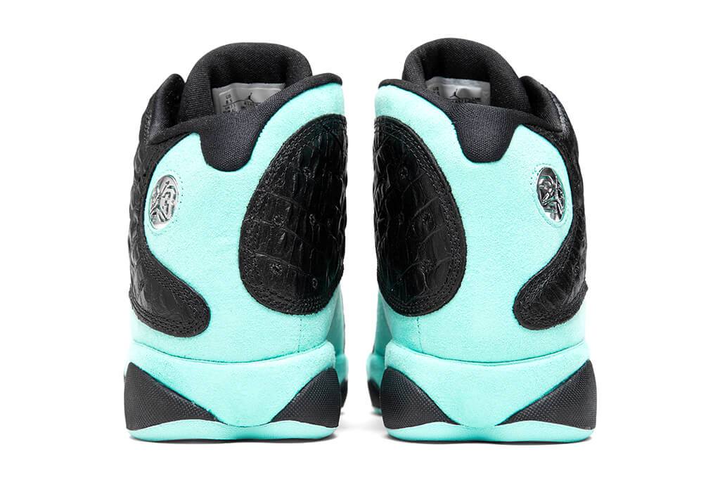 Air Jordan 13 Retro - Black/Metallic Silver/Island Green