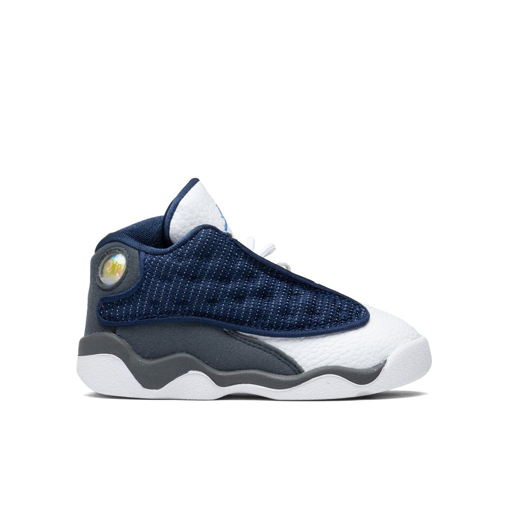 Air Jordan 13 Retro (TD) "Flint Grey" - Navy/University Blue